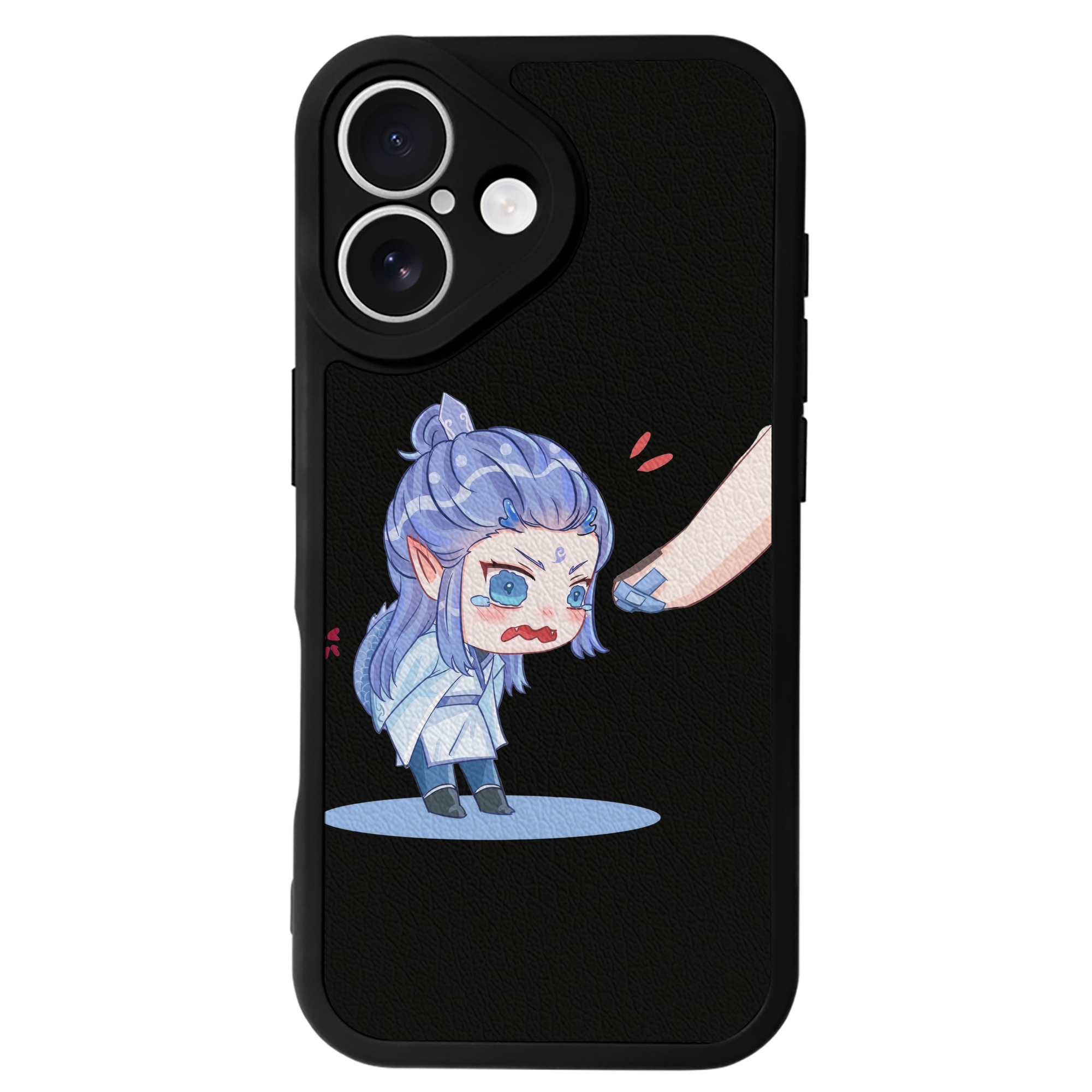 （画像用） Ne Zha 2 ナタ 魔童の大暴れ 【iPhone 16シリーズ対応】シリコンスマホケース（レザー調） 材質：シリコン